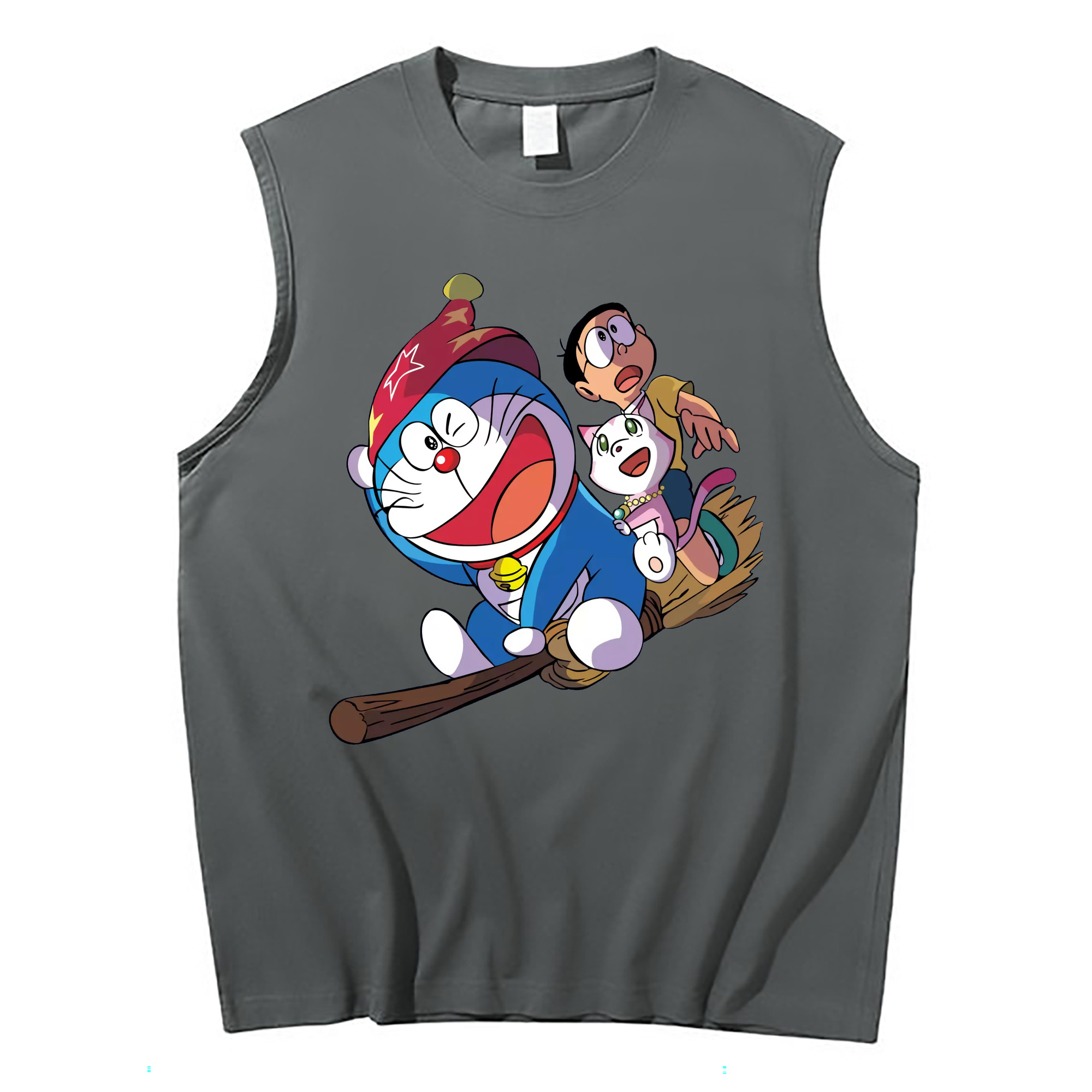 （画像用） ドラえもん Doraemon コットン100％タンクトップ（フロントプリント）